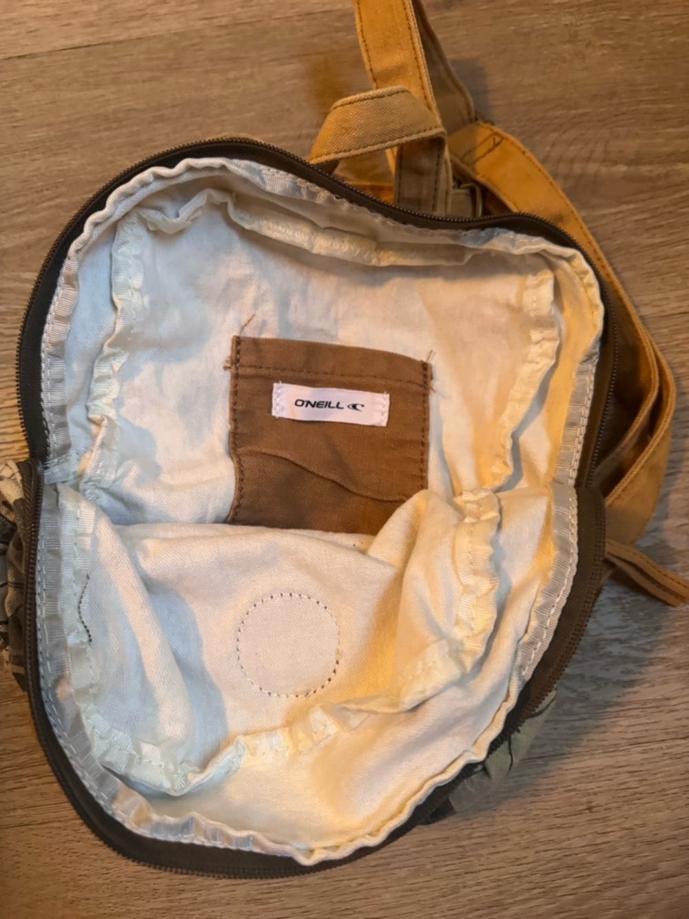 O'Neill Floral Camo Mini Backpack - Olive Cream - Picture 2 of 5